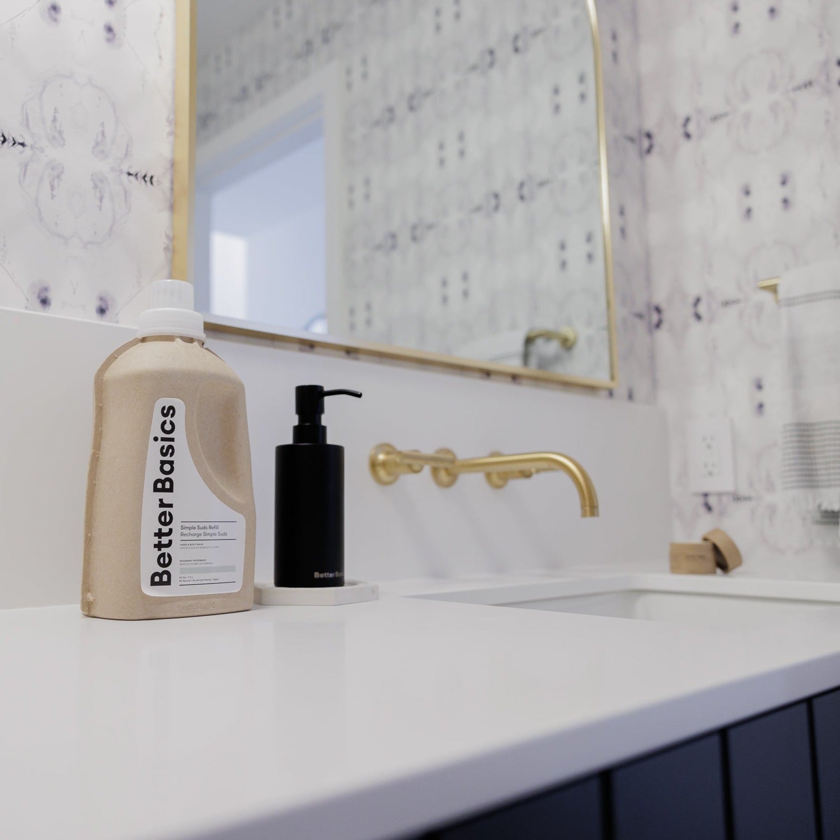 Simple Suds Hand Soap + Dispenser Set